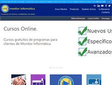 Tablet Screenshot of monitorinformatica.com